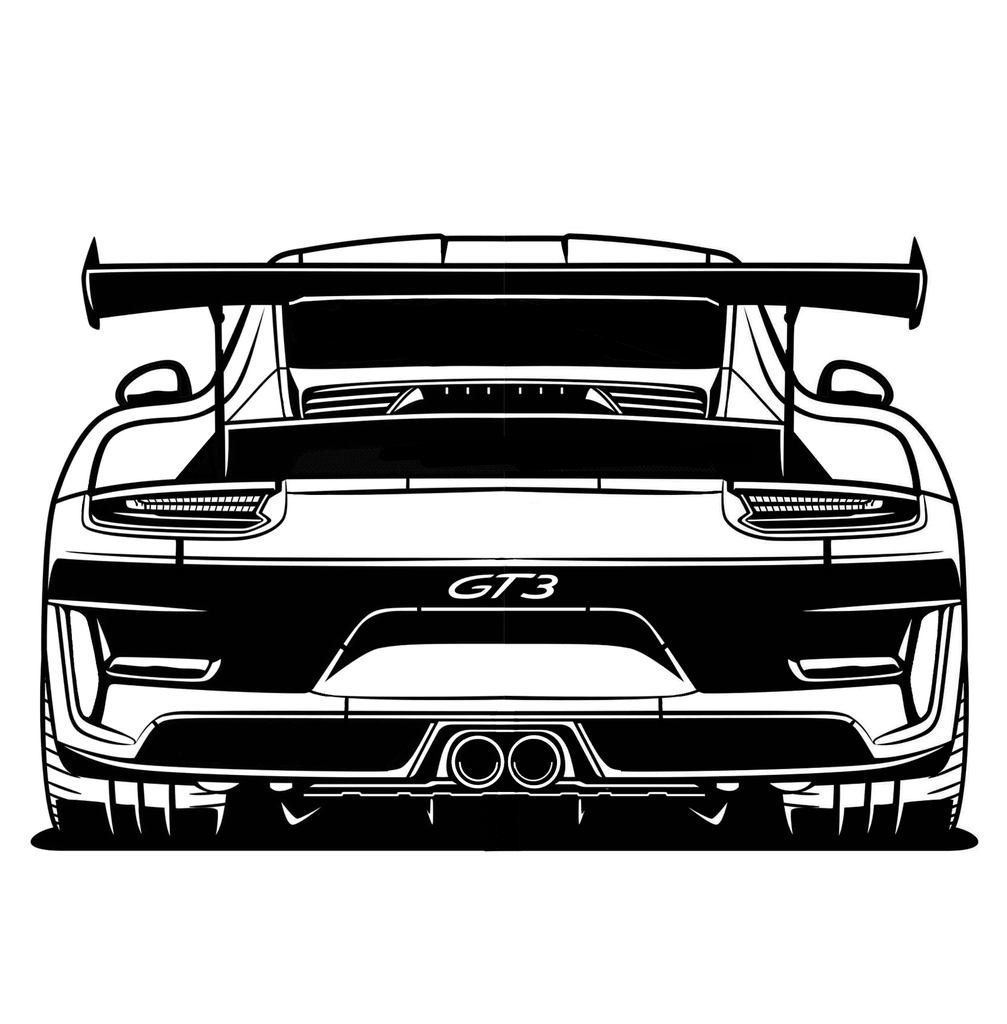 Porsches GT3RS Back